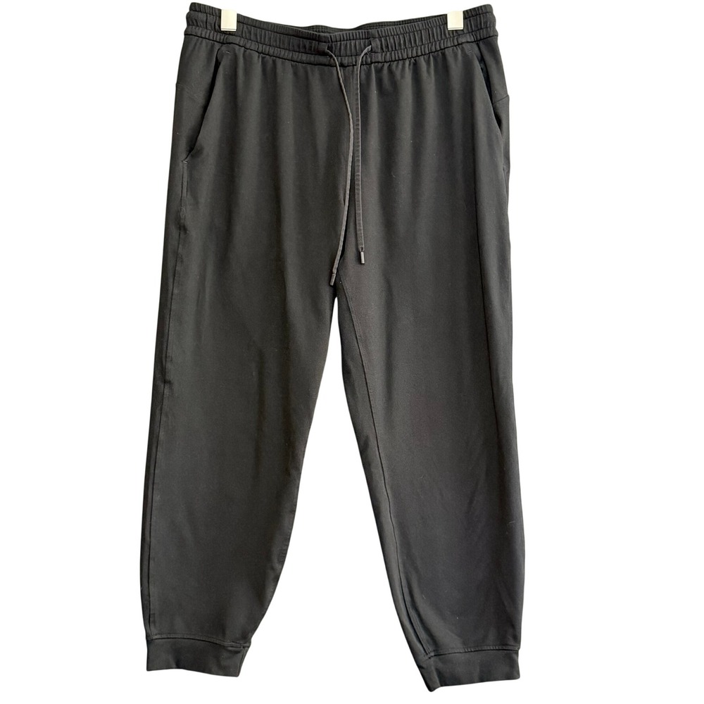 Lululemon Soft Jersey Classic-Fit Mid-Rise Jogger 10 Black Athleisure Comfort